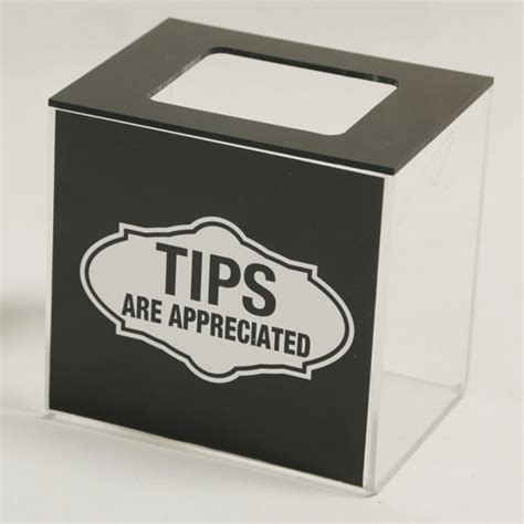 metal tip box|tips box for restaurant.